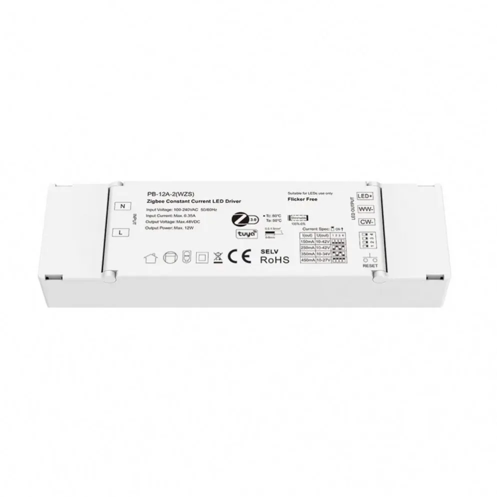 12W TUYA Zigbee CCT күңгірттелетін жарықдиодты драйверлер