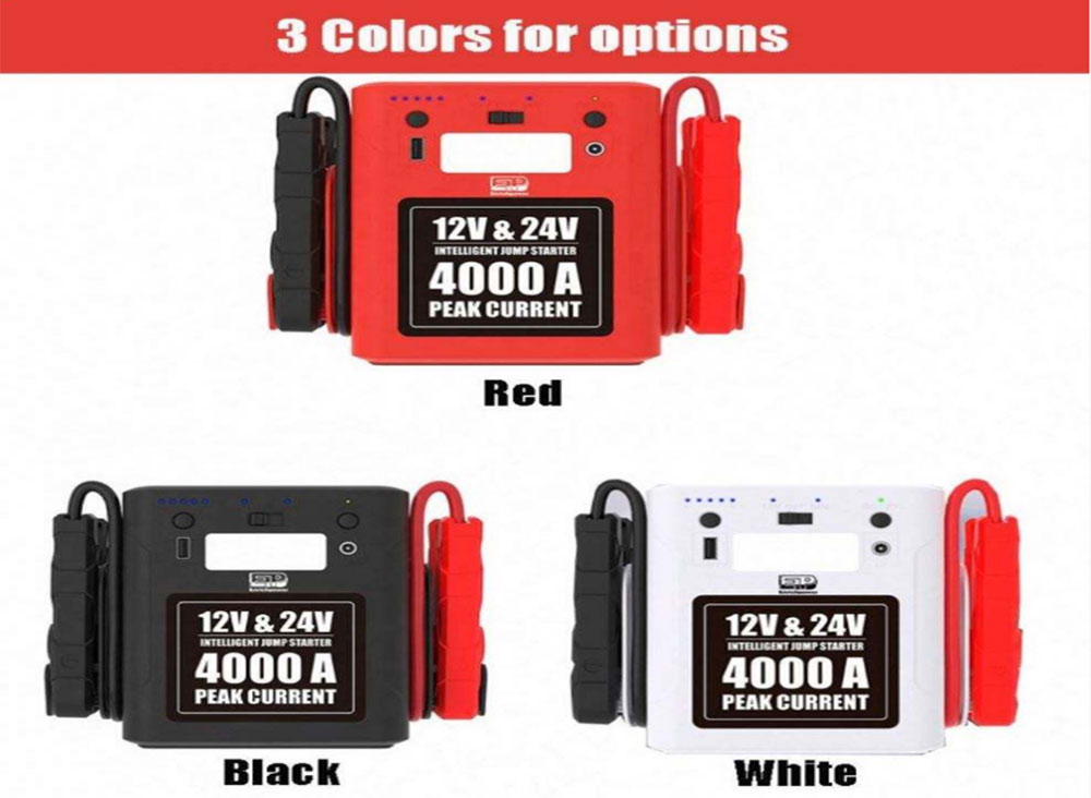 12v 24V 56000MAM 56000MAM жедел автомобиль цехы Литий батареясының зарядтағыш және секіргіш