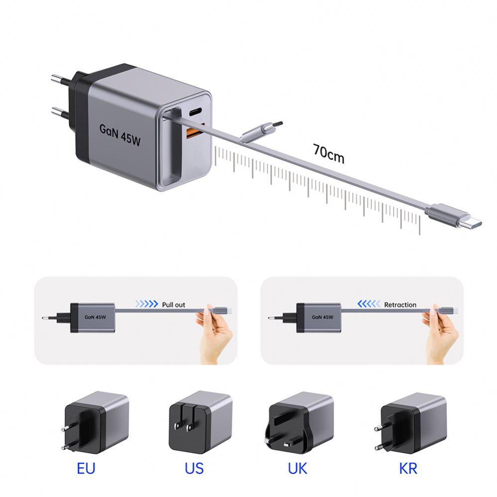 Жылдам зарядтау үшін жаңа сүйікті: тартылатын жылдам зарядтау
