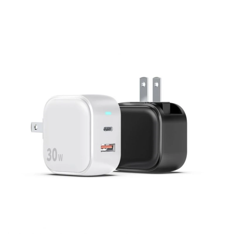 USB-A және USB-C бар 30WPD жылдам зарядтағыш