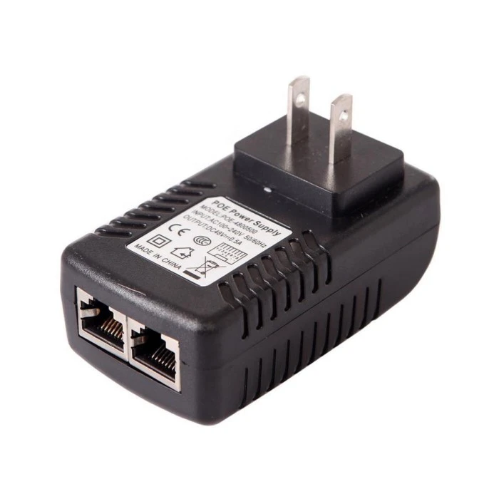 48V 0,5A қабырғалық аша POE инжекторының Ethernet адаптері