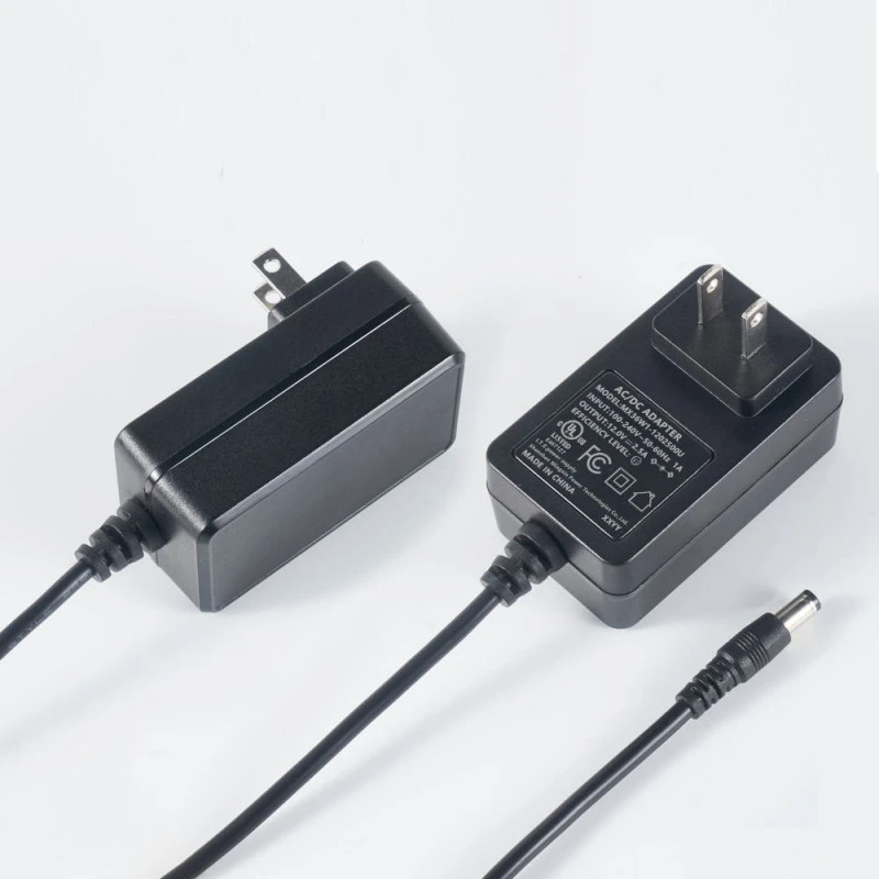 UL тізімінде 12V 2,5A 30W қабырғаға аспа қуат адаптері